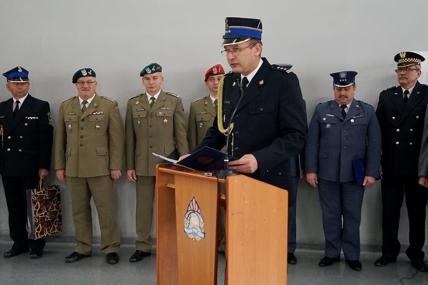 Pożegnalne przemówienie st. bryg. Artura Przybylskiego