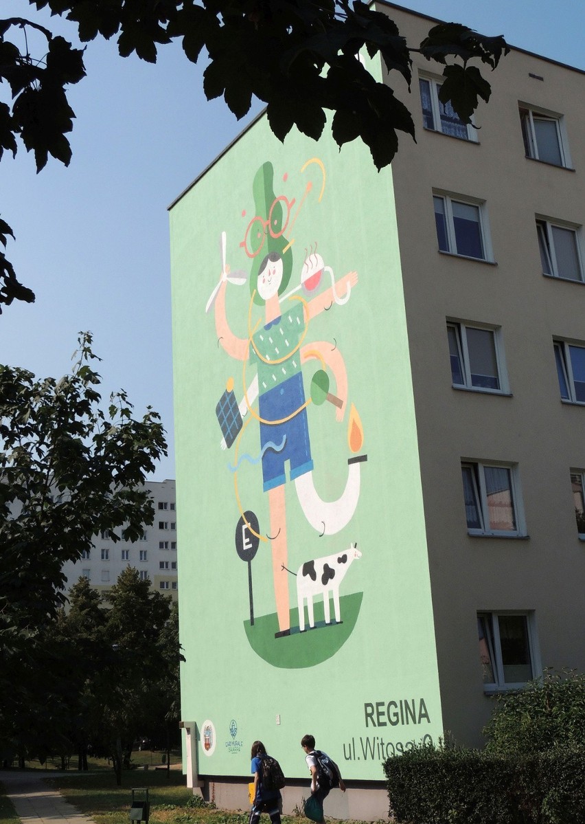 Nowe murale na Skarpie przy ul. Witosa