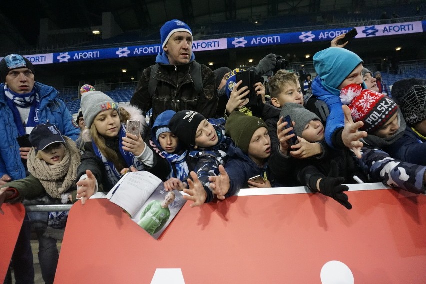 Podczas meczu Lech Poznań - Wisła Płock (2:1) atmosfera na...