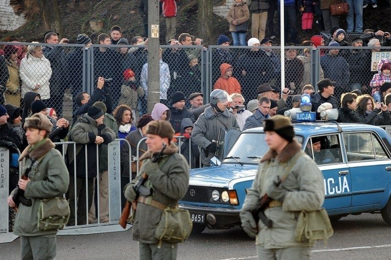 Pacyfikacja szczecińskiej stoczni: inscenizacja