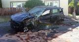 Pijany kierowca volkswagena polo roztrzaskał bmw w Droszkowie [ZDJĘCIA]