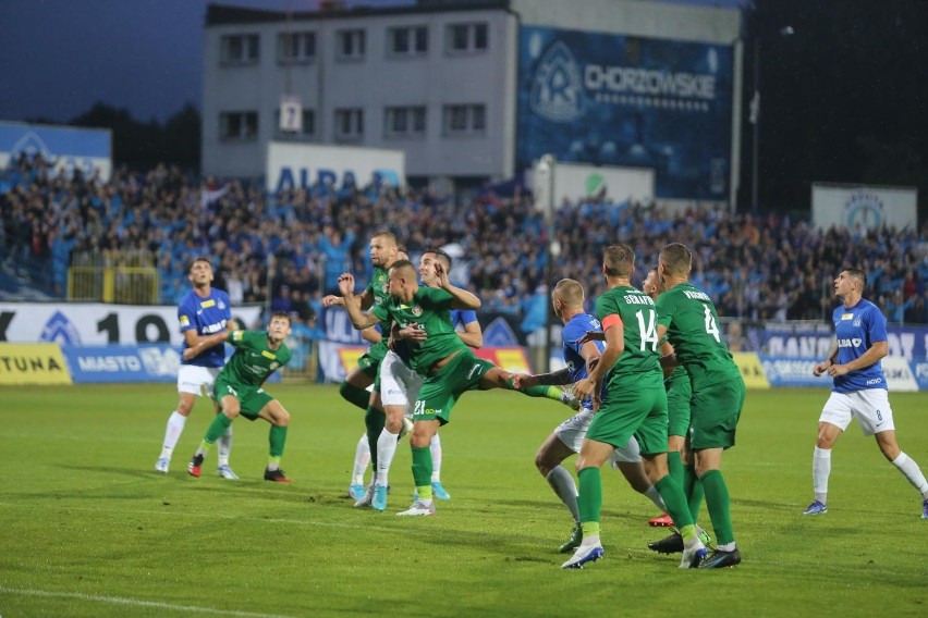 Ruch Chorzów pokonał na Cichej Puszczę Niepołomice 2:0...