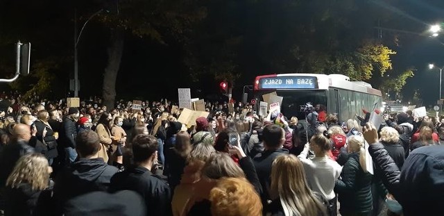 Protest w Słupsku