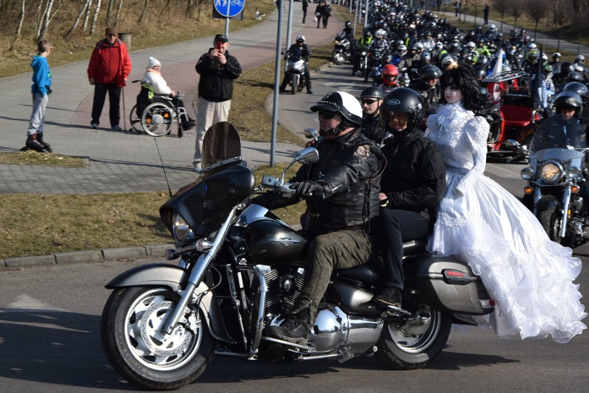 Setki motocyklistów na ulicach Jastrzębia-Zdroju pożegnało...