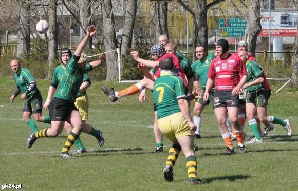 Mecz rugby RC Kosmaz Koszalin - Pogoń Siedlce.