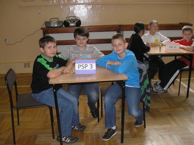 Najlepsi okazali się uczniowie podstawówki numer 3 w radomiu: Kacper Szczygielski, Nikodem Włodarczyk i Wojtek Weremczuk.
