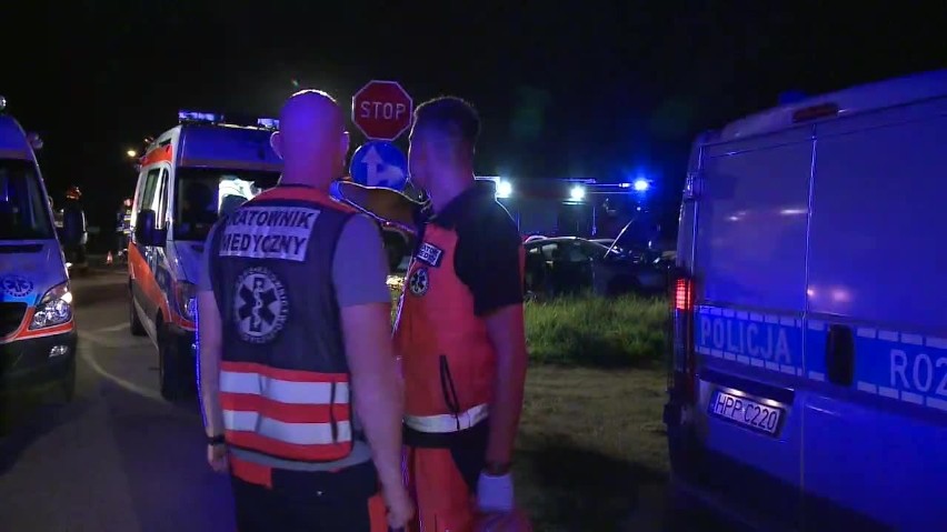 Wypadek na DK1 w Częstochowie