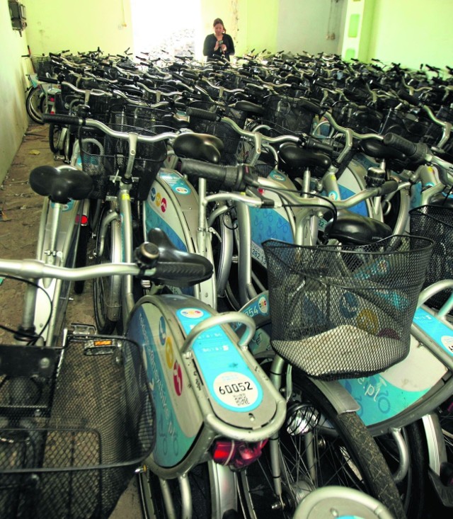 140 rowerów miejskich czekało wczoraj w magazynach Zarządu Dróg i Utrzymania Miasta. Najwcześniej pojedziemy na nich 1 kwietnia