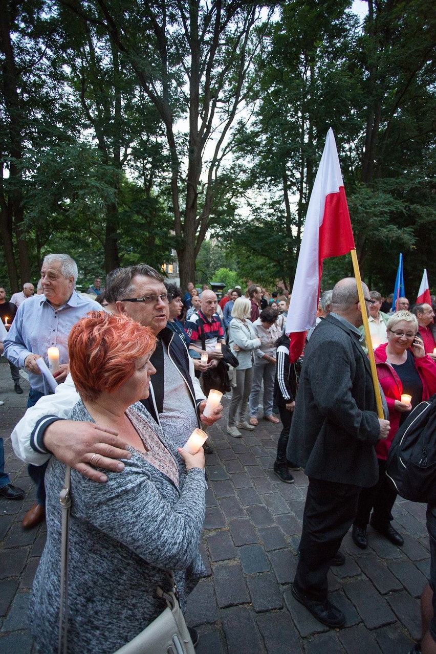 Demonstracja przed słupskim sądem