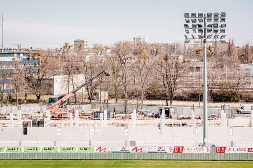 Dobra wiadomość. Stadion ŁKS rośnie jak na drożdżach [GALERIA ZDJĘĆ]