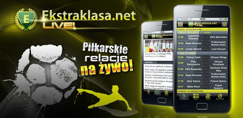 Ekstraklasa.net LIVE! na iPhona i Androida