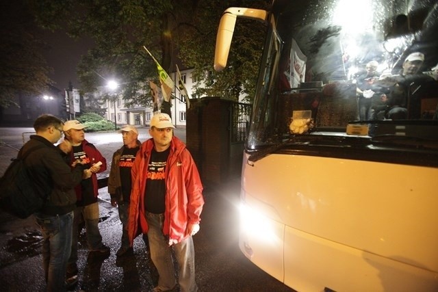 Związkowcy ze Śląska jadą na protest w Warszawie