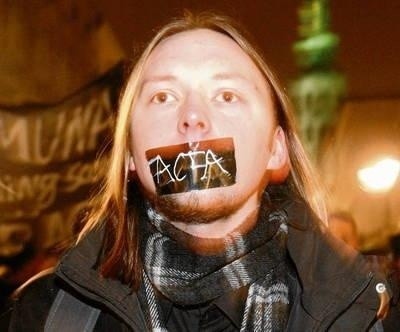 Protest przeciwko ACTA odniósł skutek Fot. Anna Kaczmarz