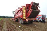 Kombajn wciągnął stopę 16-letniej dziewczyny w Łówczy