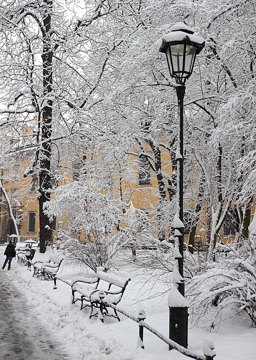 Sypnęło śniegiem w Krakowie [NOWE ZDJĘCIA]
