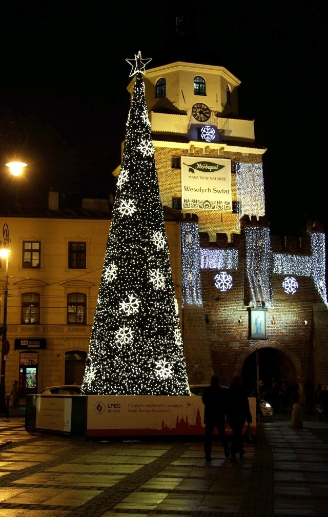 Lublin przystroił się na Boże Narodzenie