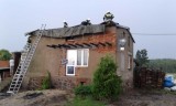Wichura uszkodziła dach w Suchej w gminie Lubiewo
