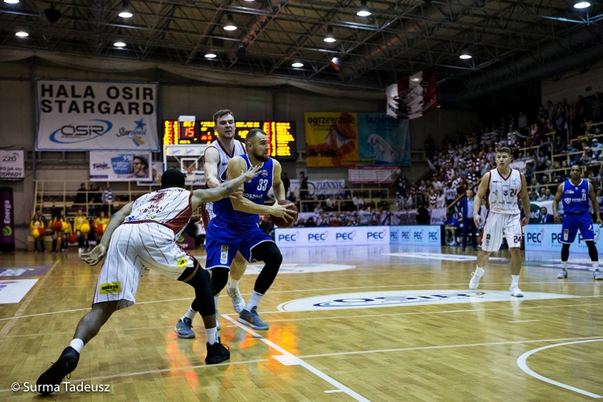 Spójnia Stargard - AZS Koszalin 76:73. Ważna wygrana w walce o utrzymanie!