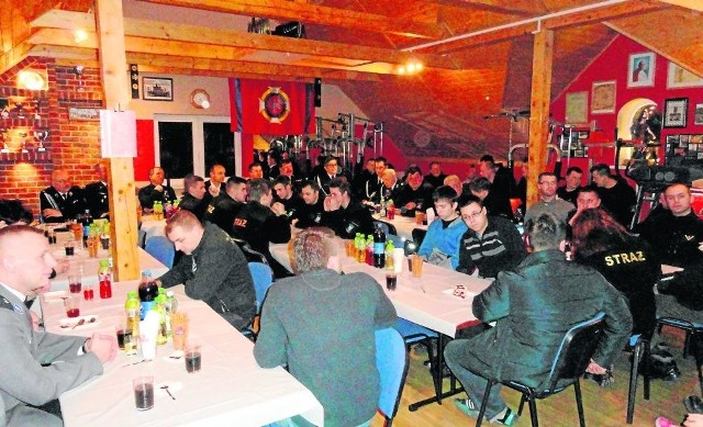 Zebranie Ochotniczej Straży Pożarnej w Czernichowie 