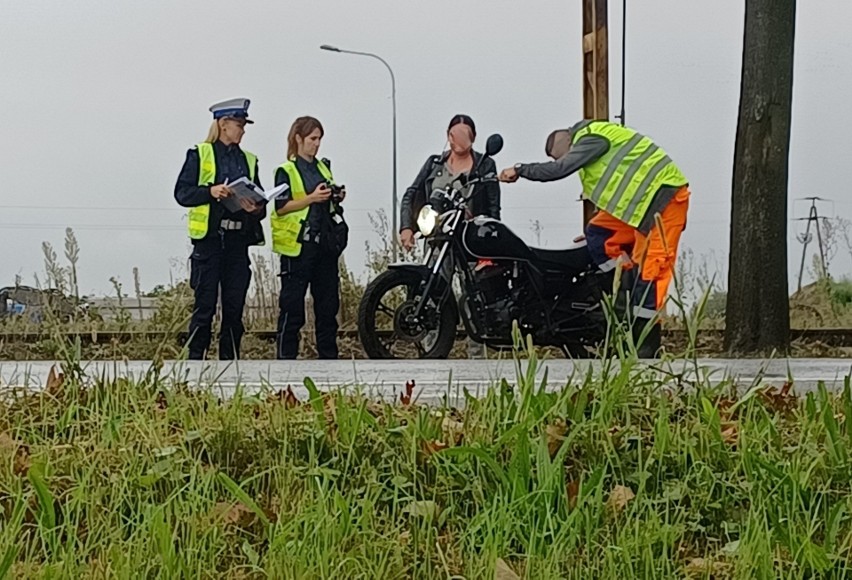 Zderzenie motocykla z samochodem osobowym na ul. Kosmonautów...