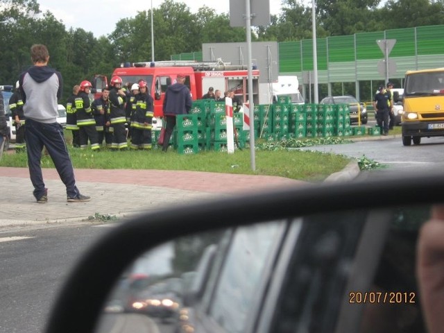 Około godziny 18.00 na rondzie w miejscowości Dolna Grupa (powiat świecki) doszło to nietypowego zdarzenia.