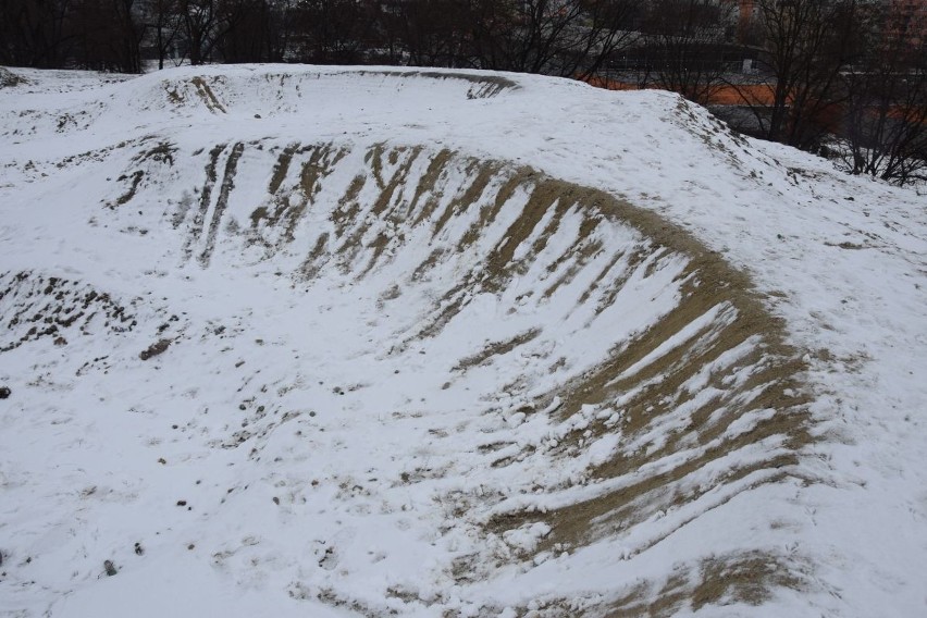 Budowa toru do pumptracka na Wzgórzu Andersa