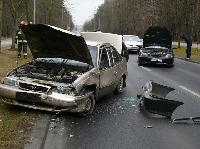 Wypadek na ulicy Orzeszkowej.