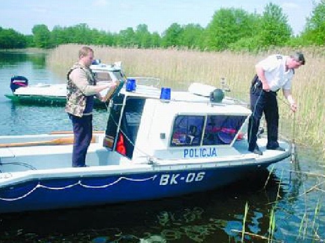 Dla suwalskich policjantów tradycyjnie najważniejsze jest jezioro Wigry.