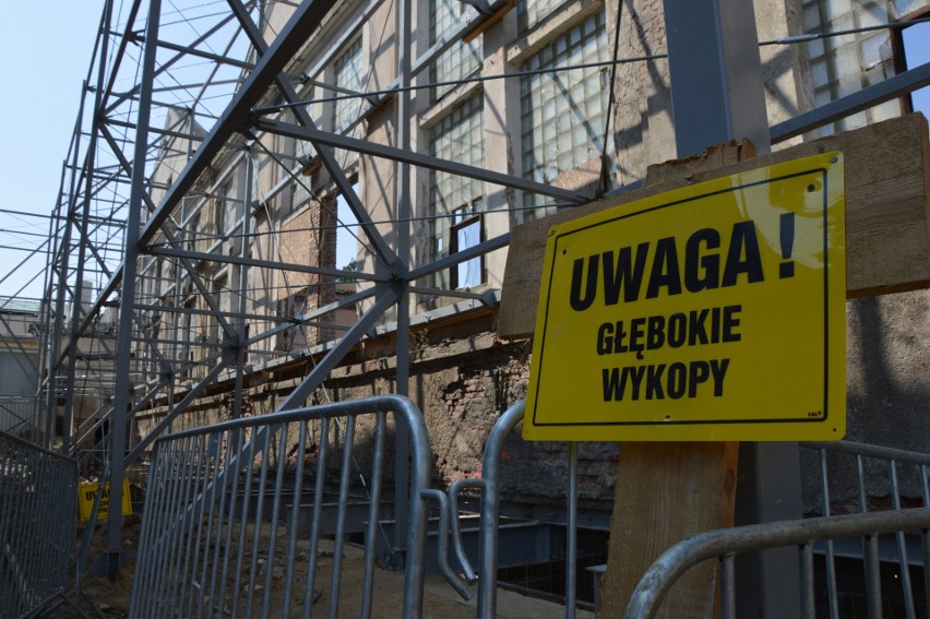 Tak wygląda plac budowy przy galerii Focus Mall w Zielonej...