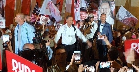 Gorlice punktem na ostatniej prostej kampanii wyborczej Andrzeja Dudy [ZDJĘCIA]