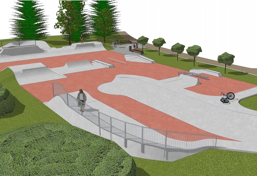 Skatepark na Bartoszowicach będzie wybudowany w ramach WBO [WIZUALIZACJE]