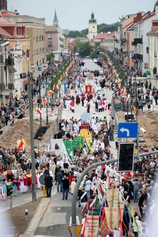 Na czas procesji odblokowano ulicę Lipową