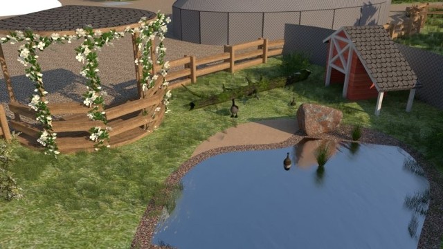 Obszar zoo zostanie powiększony o przylegle do niego łąkę i pas krzewów iglastych