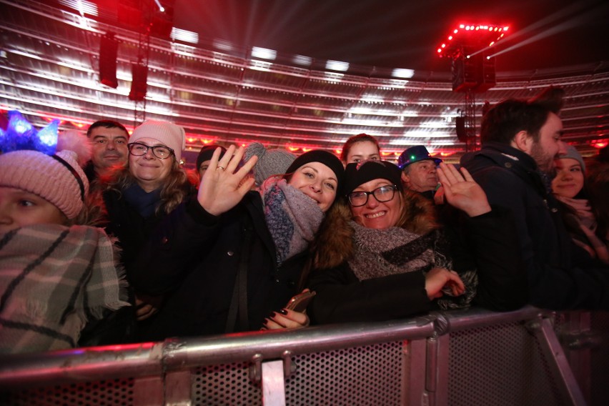 Sylwester z Polsatem na Stadionie Śląskim w Chorzowie....