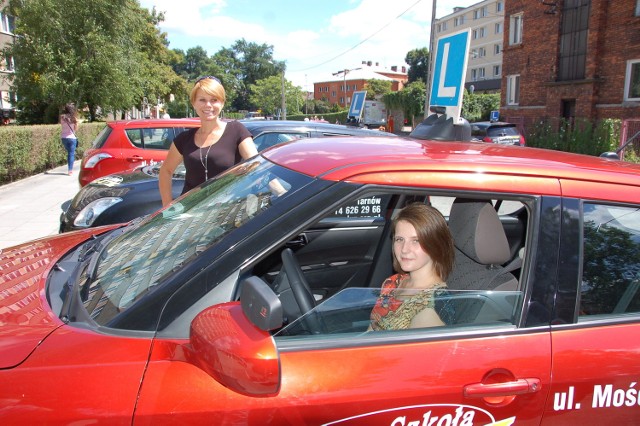 Jolanta Kutypa wczoraj rozpoczęła swoje pierwsze jazdy pod okiem Dagmary Szymańskiej