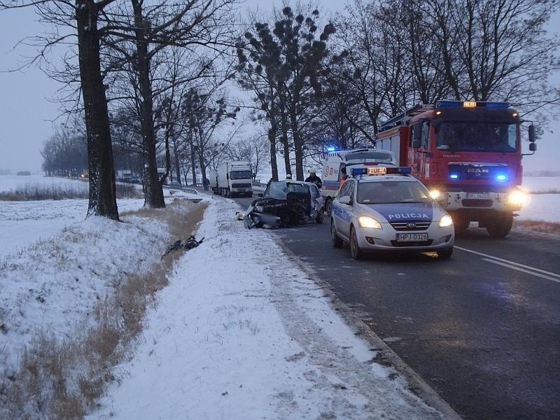 Zginąl kierowca nissana micra