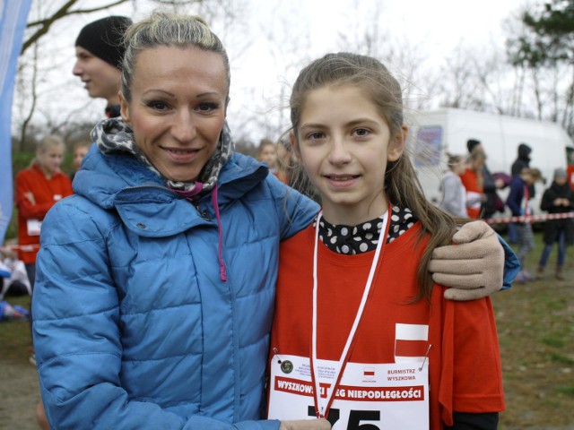 Uczennica Ewy Jagielskiej, Aneta Zaręba zajęła w biegu drugie miejsce