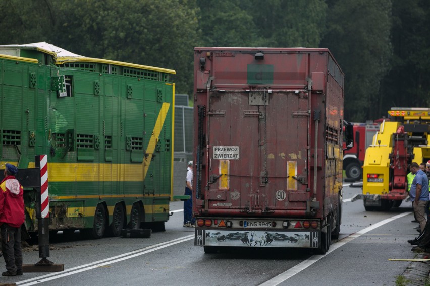 Wypadek w Bochni na DK 94. Nie żyją dwie osoby [ZDJĘCIA, WIDEO]