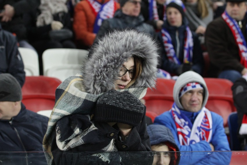 Górnik Zabrze - Wisła Kraków: mimo zimna, na trybunach był...