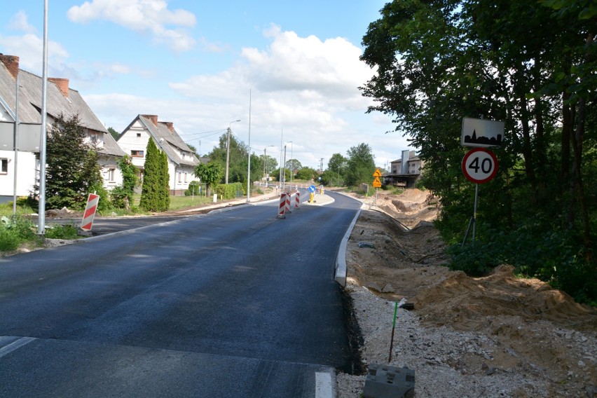 Tak obecnie wygląda postęp prac na DK 25 w Niechorzu w...