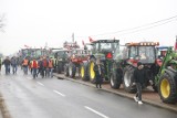 Protest rolników na DK 44 i DK 1 między Tychami a Bieruniem. Około setki ciągników