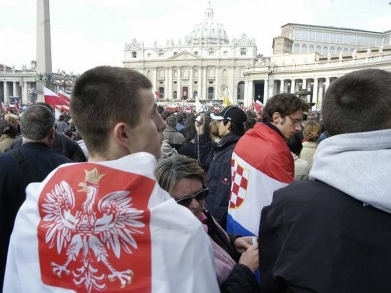 2005 rok. Rzym. Po śmierci Jana Pawla II. Zdjecia z archiwum...