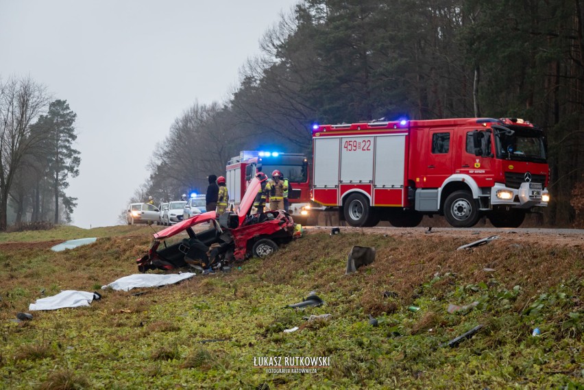 Knyszyn. Wypadek śmiertelny zablokował DK65. Zginęły dwie...