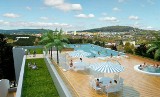 Saunarium i basen na dachu hotelu. Baseny Tropikalne Binkowski Resort w Kielcach szykują nowe atrakcje (WIDEO, ZDJĘCIA)