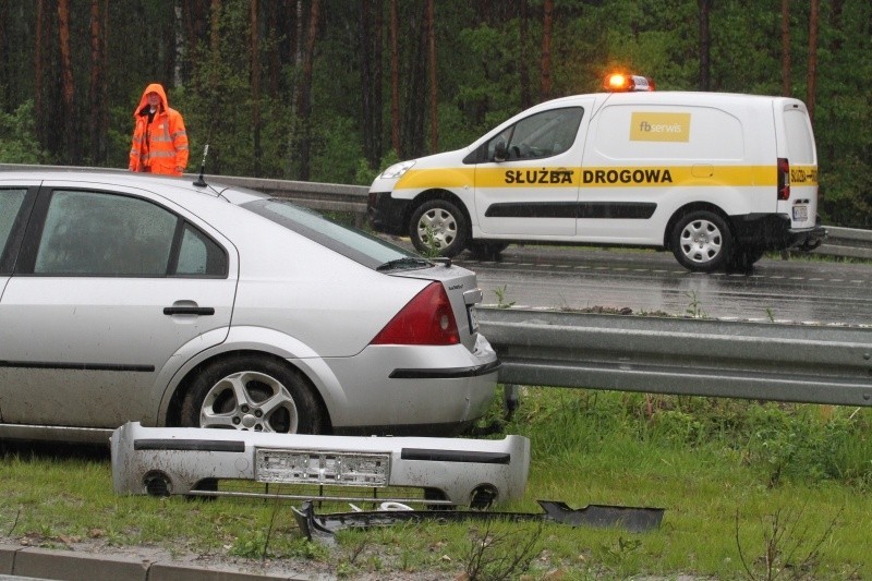 Wypadek na obwodnicy Kielc - sobota