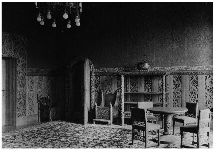 Pokój modrzewiowy - 1925 rok....