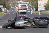 Śmiertelny wypadek motocyklisty pod Ujazdem. Nie żyje 22-letni mężczyzna