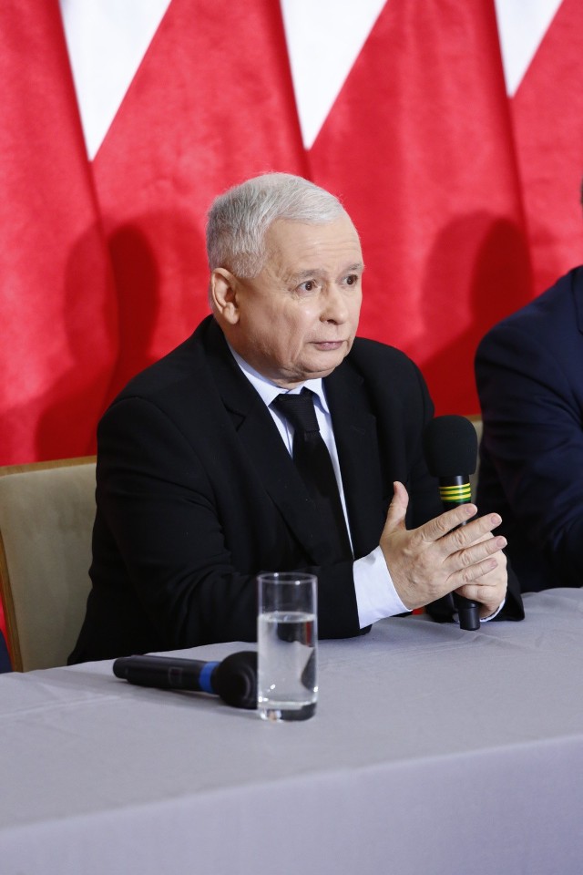 Prezes PiS Jarosław Kaczyński.