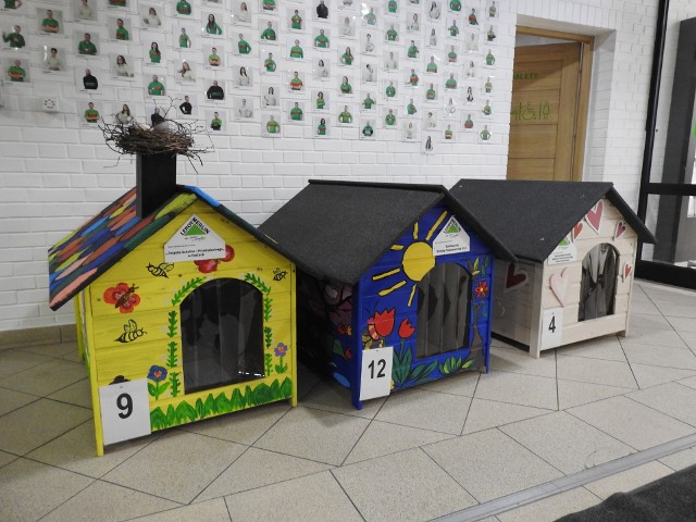 Budy dla psów wykonane przez uczniów białostockich szkół podstawowych. Wszystkie trafią do schroniska Ciapek w Hajnówce.