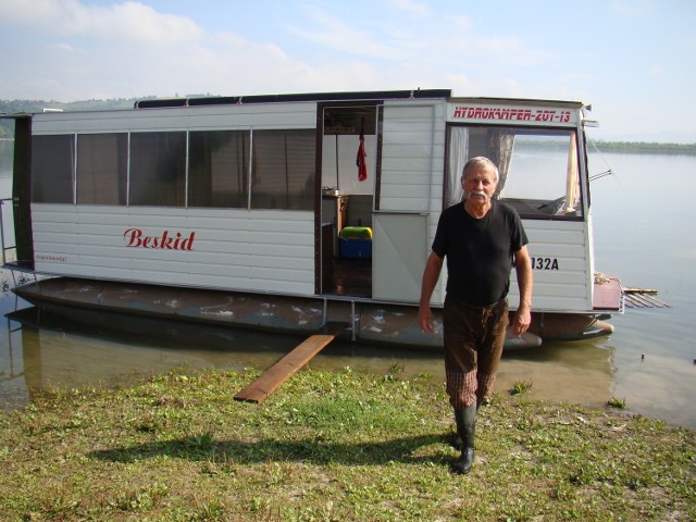 "Hydrokamper" Antoniego Batki  przeszedł pomyślnie testy na Jeziorze Rożnowskim